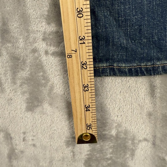 Y2K GUESS Jeans Women's Embroidered Floral Distressed Bootcut Pants‎ Size 24 - Picture 4 of 8